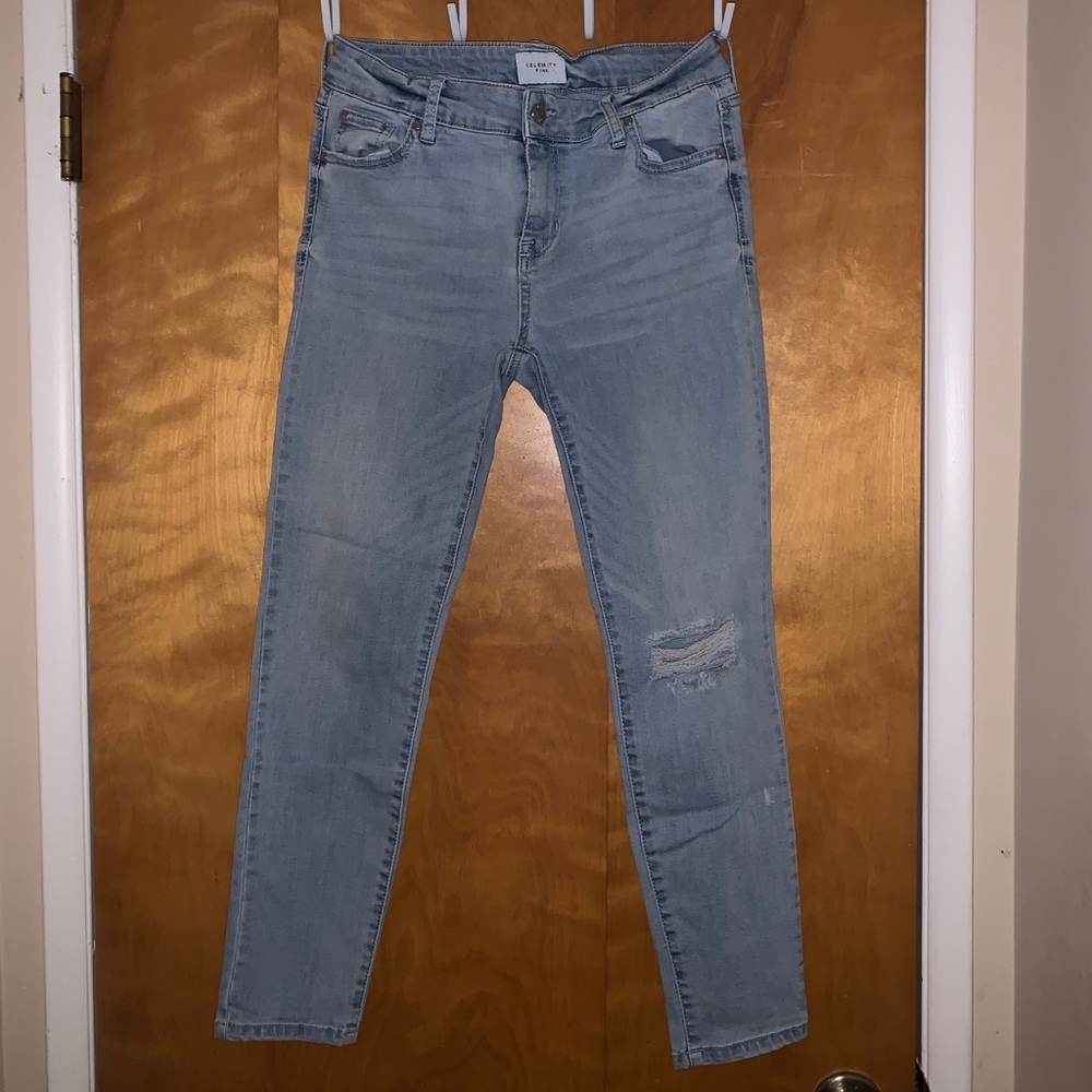 Mid Rise Ankle Skinny Jeans